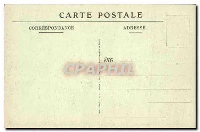 Basílica do Sagrado Coração de Montmartre — O Altar-Mestre — N° 29 — V. N. — Editor A. Longuet, Paris — Verso