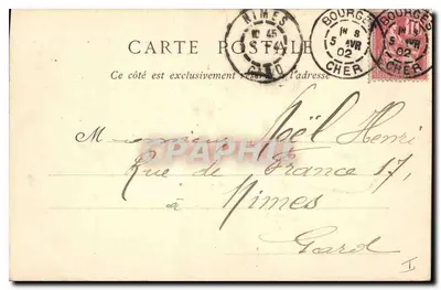 Bourges — El Portal de la Catedral — ND Phot — Reverso