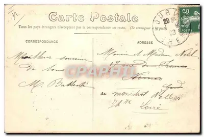 Bourges — Katedra, widok z Nowych Galerii — Wydawca: FREREBUURS FRANCAIS, nr 115 — Rewers