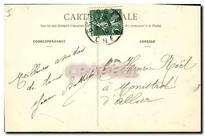 Bourges. Palácio Jacques-Cœur — editor: L. VILLE (impressor) — número de série 11 — Verso