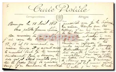 Bourges — A Catedral — Édition des Nouvelles Galeries, Bourges — Verso