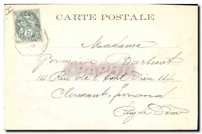 Bourges — Fontanna, Plac Arsenalu — Wydawca nieznany, n° 32 — Rewers