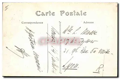 Bourges — Estudier Pałacu Jacques-Cœur — Wydawca nieznany, nr 4 — Rewers
