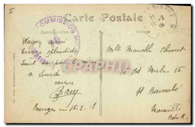 Bourges — Schody Pałacu Jacques-Cœur — ND. Fot. — Rewers
