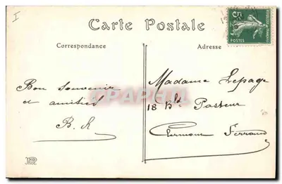 Bourges — Schody Pałacu Jacques-Cœur — ND. Fot. — Rewers