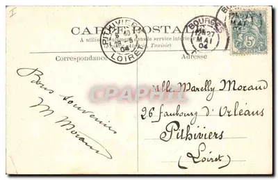 Bourges — Hotel Lallemant — Wieża — Imp. Laussodat, Châteauneuf — Rewers