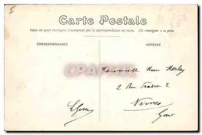 Bourges - Pałac Jacques-Cœur — wydawca Nowe Galerie — Rewers