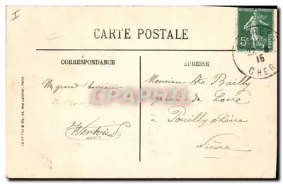 Bourges — Absydę Katedry — LL. N°13 — Rewers