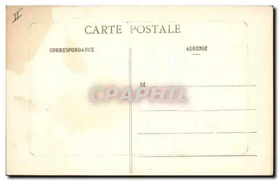 Bourges - Widok z lotu na Kaszernę Condé — Wydawnictwo Nouvelles Galeries, Bourges, nr 142 — Rewers