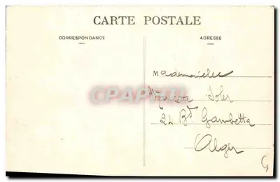 Bordeaux — szczegóły katedry Świętego Andrzeja i wieży Pey-Berland — Marcel Delbov, fototypia, Bordeaux — Rewers