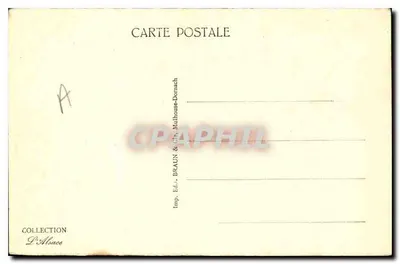 Alzacja — Gniazdo kruków — Wydawca BRAUN & Cie, Mulhouse-Dornach — Rewers