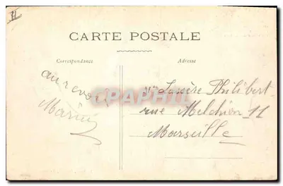 Villeneuve-lès-Avignon — Fort Saint-André — F. Beau, éditeur, Avignon — Verso