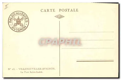 Il Forte di Saint-André — Villeneuve-lès-Avignon — editore Billoud — Verso