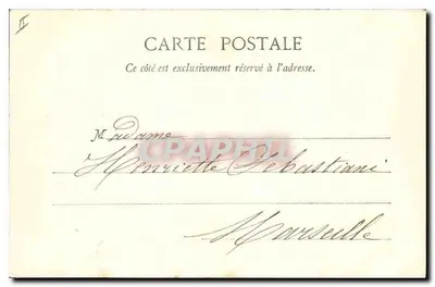 El Campanario — Ville neuve-les-Avignons — (Massillon) — Edición Giletta, fot. Niza, n° 3075 — Reverso