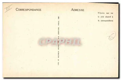 Villeneuve-lès-Avignon — a Rue des Arcades e o Sino da Colegiata (século XIV) — Imp. Letellier — Verso