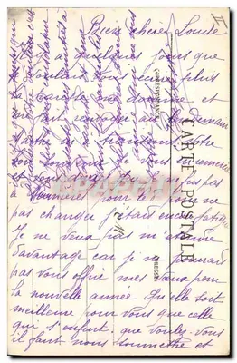Villeneuve-lès-Avignon — Fort Saint-André (século XIV) — Coleção B.B. — Verso