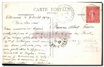Villeneuve-lès-Avignon — Portique de entrada da livrée do Cardeal de Thuroy — Capela dos Penitentes Cinzentos — IDÉALE M.F.B. n°27 — Verso