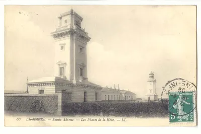 Le Havre — Sainte-Adresse — Os Faróis da Hève — LL.