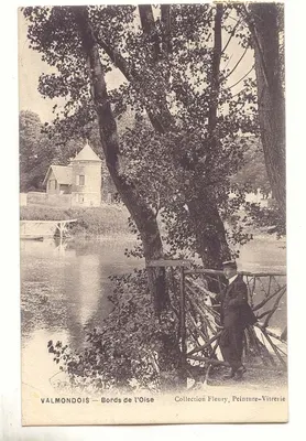 Valmondois — Margens do Rio Oise — Coleção Fleury, Pintura-Vidraceiro