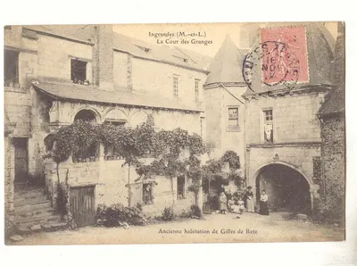 Ingrandes (M.-et-L.) — The Cour des Granges — Former residence of Gilles de Retz