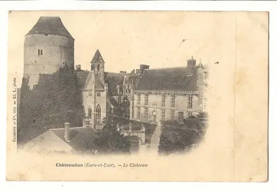 Châteaudun (Eure-et-Loir) — O Castelo — Hachette et Cie, édit.