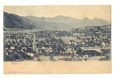 Stans — vista panorâmica — Gebr. Künzli, Zurique N° 275