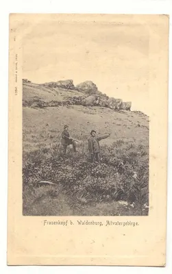 Frauenkopf perto de Waldenburg — Altvatergebirge — Sonnap & Dathel, Trier, n° 1641