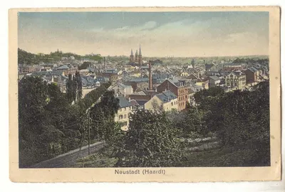 Neustadt (Haardt) — vista panorâmica — editor e número de série ilegíveis