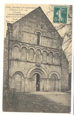 La Couronne — Igreja romana do século XII — Coleção J. S. D. - 306