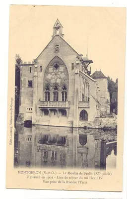 Montgeron (S.-et-O.) — A Moinha de Senlis (século XV) — Restaurada em 1902 — Local de estadia do rei Henrique IV