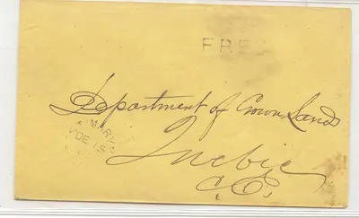Rua St Mary's CN 1853 FReE (envelope carta)