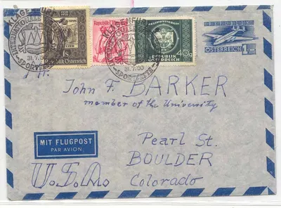 Áustria 1950 correio para EUA taxa internacional rara aerograma (osterreich stationary entier autriche)