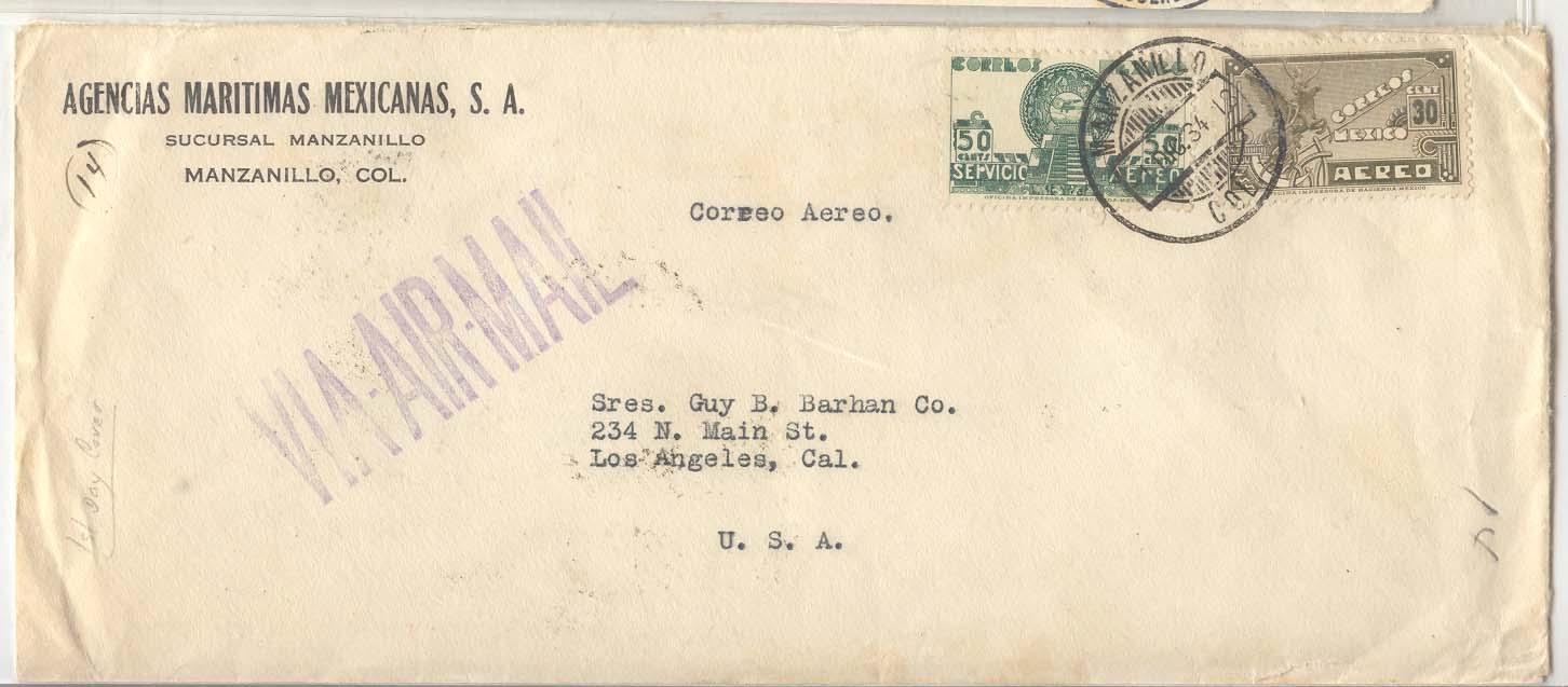 Mexico C69 + C71 FDC 1 dec 1931 (1er jour Mexique)