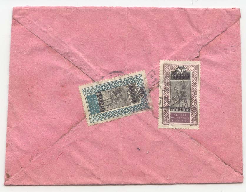 Soudan Lettre pour la France (Cover Sudan)